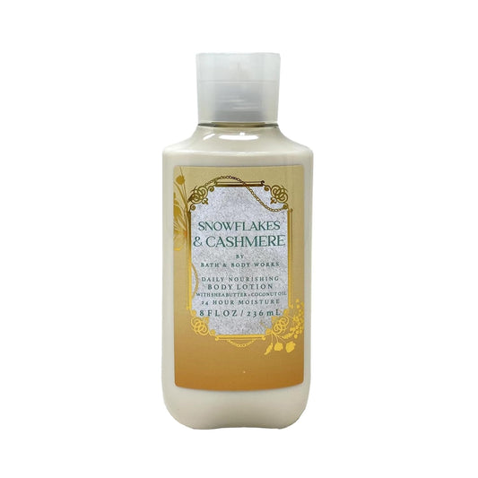 Lot of 3 Bath & Body Works Snowflakes & Cashmere Shea & Vitamin E Body Lotion 8 fl oz each