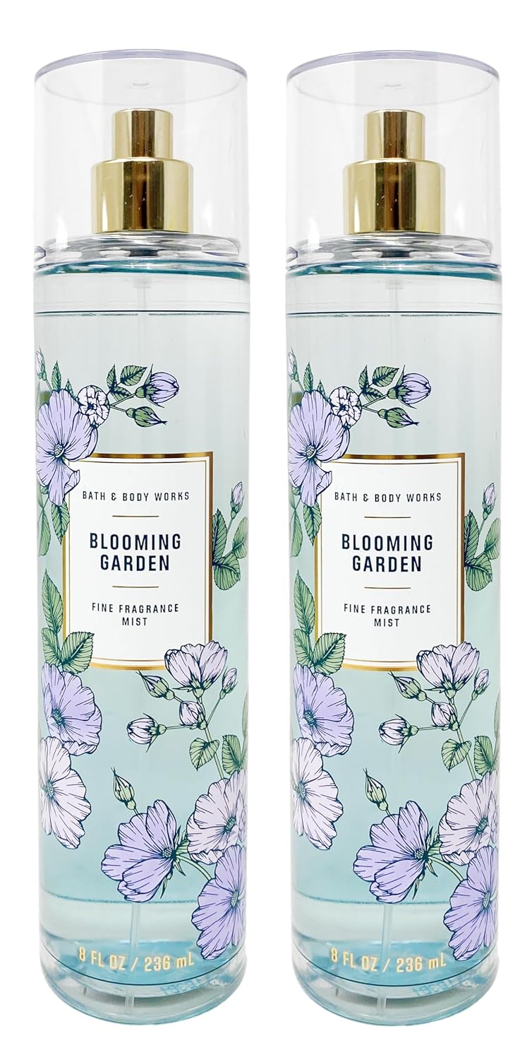 Bath & Body Works Blooming Garden - 2 Pack Of Fine Fragrance Mist